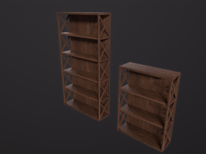 Wooden Shelves Modelo 3D