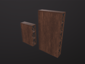 Wooden Shelves Modelo 3D