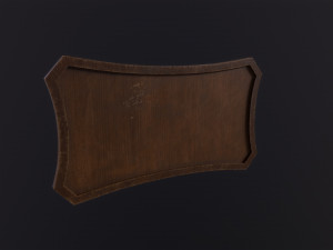 Medieval Notice Board 3D Model