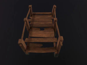 Wooden Dock 3D Model
