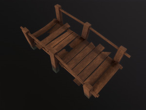 Wooden Dock 3D Model