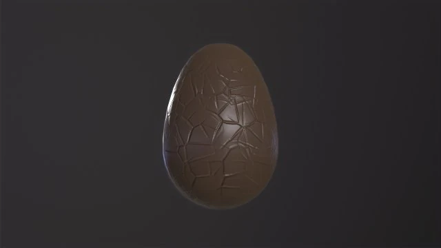 &Ccedil;ikolatalı Paskalya Yumurtası 3D Model .c4d .max .obj .3ds .fbx .stl .blend 