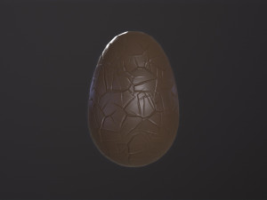 Chocolate Easter Egg 3D मॉडल