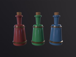 Small Potion Vial 3D Модель