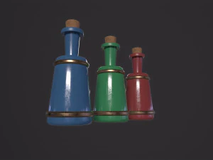 Small Potion Vial 3D Model