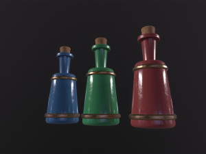 Small Potion Vial 3D Модель