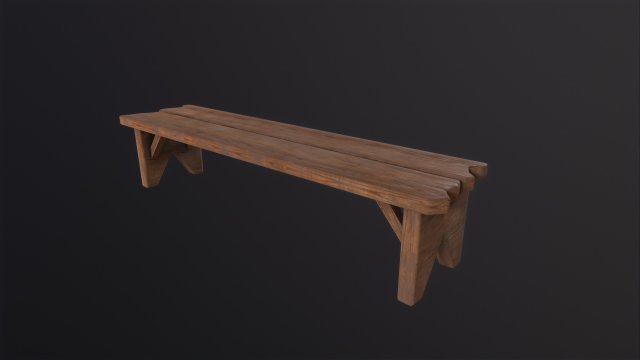 Bench Modelo 3D .c4d .max .obj .3ds .fbx .stl .blend 