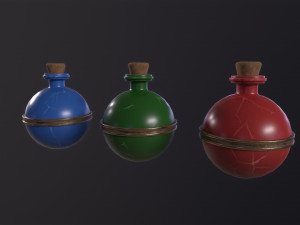Bottle 3D मॉडल