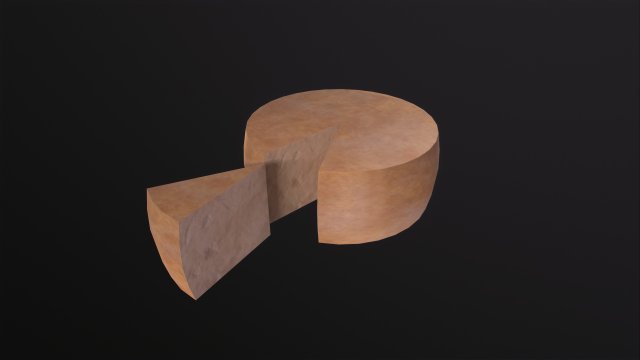 Parmesan Cheese 3D-Modell .c4d .max .obj .3ds .fbx .stl .blend 
