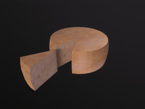 Parmesan Cheese 3D Model