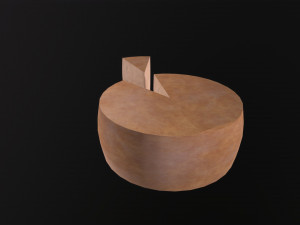 Parmesan Cheese 3D-Modell
