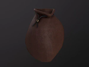 Mochila saco Medieval Modelo 3D