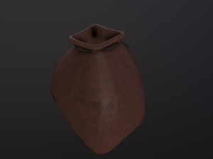 Medieval Drawstring Bag Modello 3D
