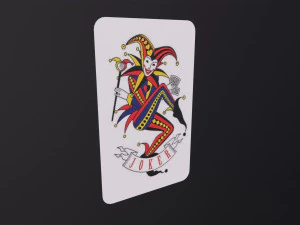 포커 카드 클럽 조커 3D 모델