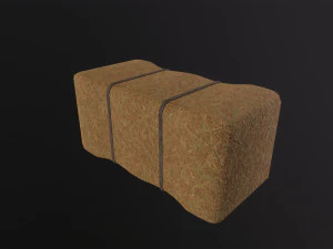 Hay Bale 3D Model