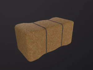 Hay Bale 3D Model