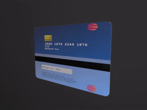 Credit card 3D Model