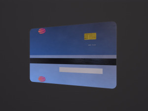 Credit card Model 3D