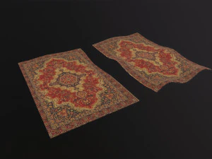 Persian Carpet Design 3D Model