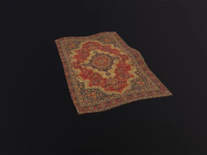 Persian Carpet Design 3D Model