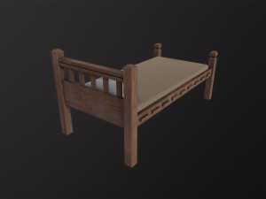 Old Bed Modelo 3D