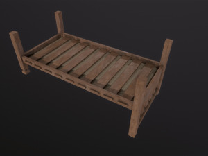 Old Bed Modelo 3D