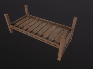 Old Bed 3D Model