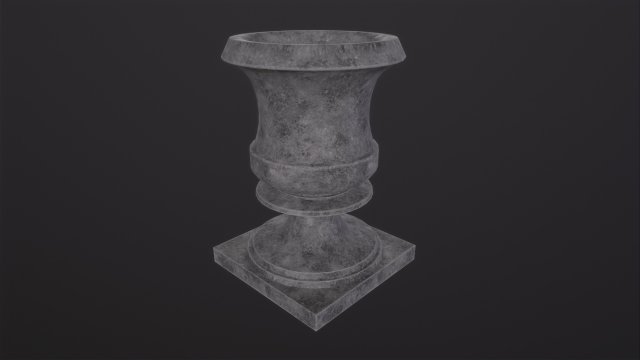 Flower Pot Model 3D .c4d .max .obj .3ds .fbx .stl .blend 