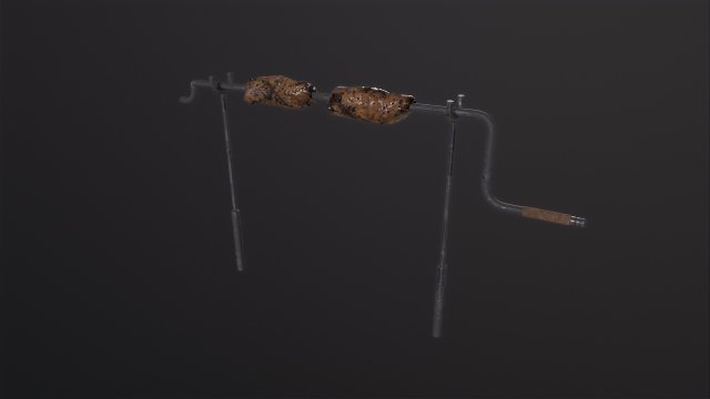 Rotisserie 3D 모델 .c4d .max .obj .3ds .fbx .stl .blend 
