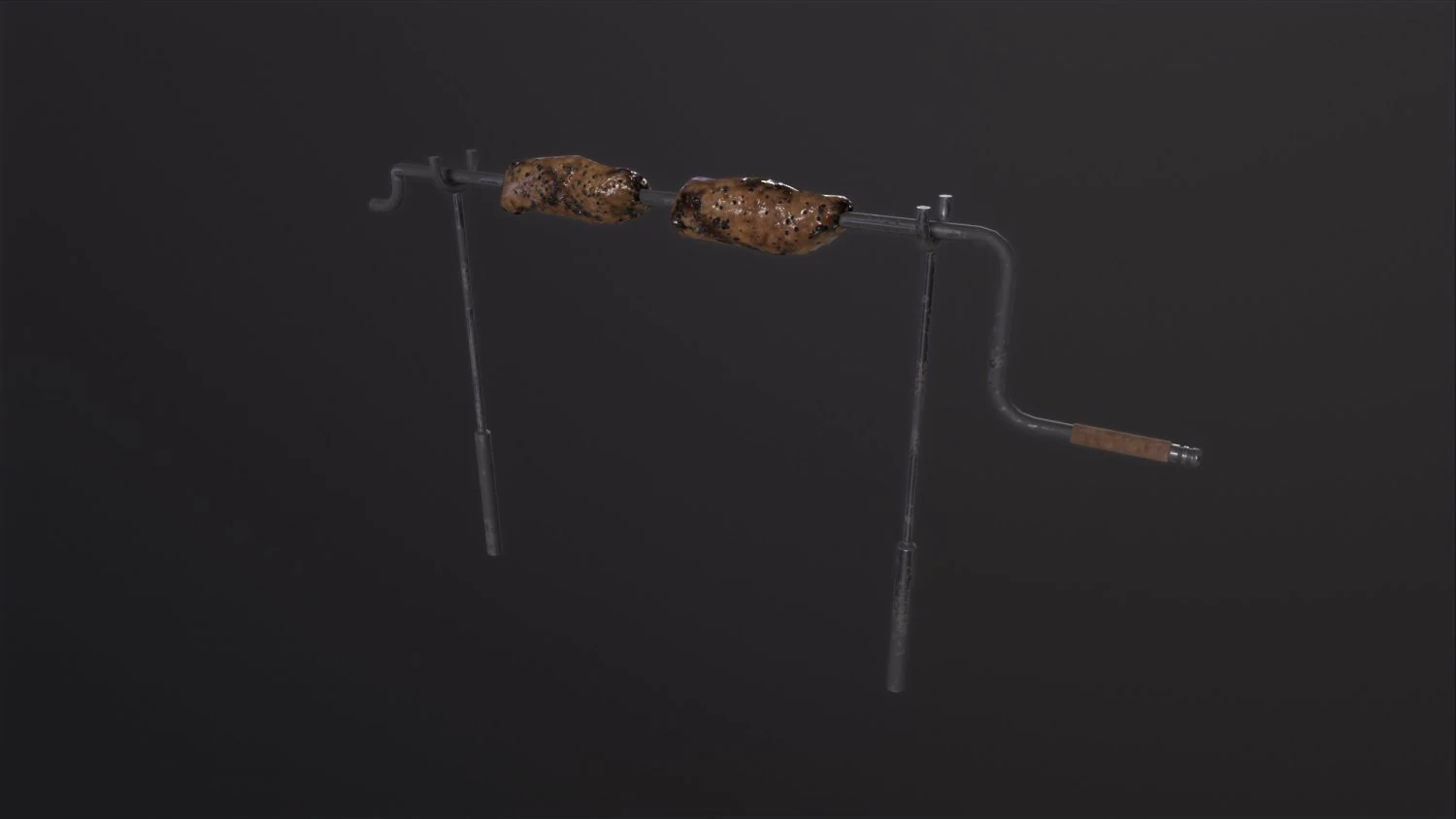 Rotisserie 3D Model .c4d .max .obj .3ds .fbx .stl .blend