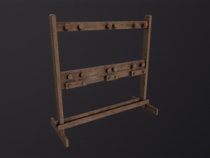 Weapon Rack 3D Model