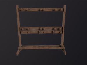 Weapon Rack 3D-Modell