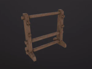 무기 랙 3D 모델