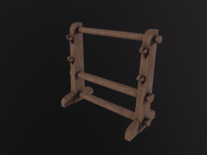 Weapon Rack 3D Model