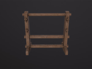 Weapon Rack 3D Model
