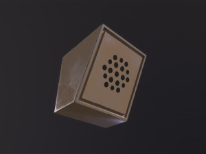 Intercom cube Modèle 3D