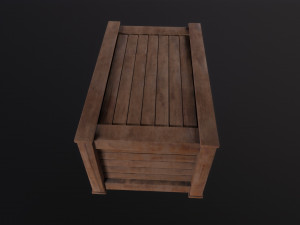 Wooden Box Modelo 3D