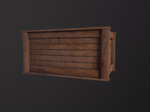 Wooden Box Modelo 3D