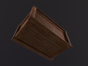 Wooden Box Modelo 3D