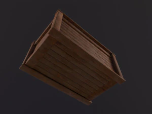 Wooden Box 3D Model
