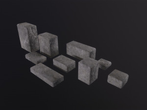 Stone Bricks 3D Model