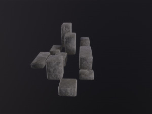 Stone Bricks 3D Model