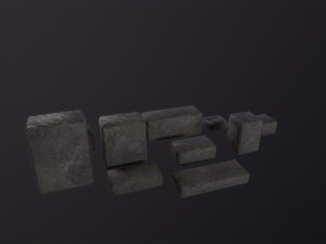 Stone Bricks 3Dモデル