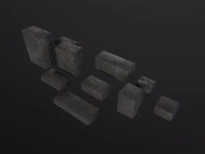 Stone Bricks 3D Model