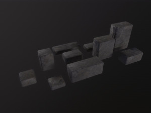 Stone Bricks 3Dモデル