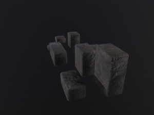 Stone Bricks 3Dモデル