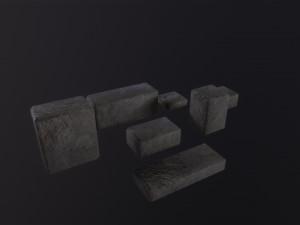 Stone Bricks 3Dモデル