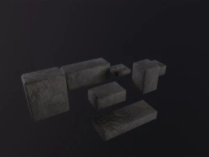 Stone Bricks 3D Model