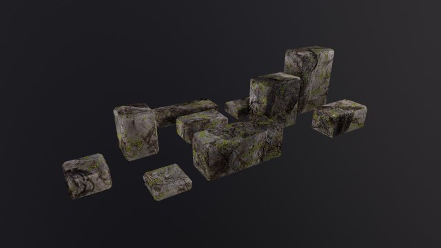 Stone Bricks Modelo 3D .c4d .max .obj .3ds .fbx .stl .blend 