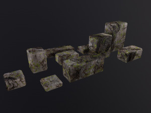 Stone Bricks 3D Model